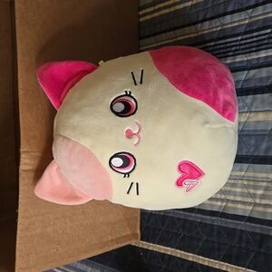 Squishmallow heart cat